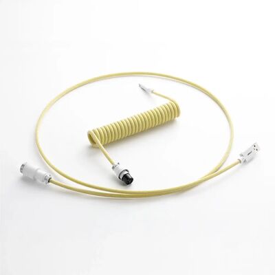 CableMod Pro Câble pour Clavier Enroulé - Citron Gelé - USB A vers USB C - 1.5m - Publicité CableMod Pro Câble pour Clavier Enroulé - Citron Gelé - USB A vers USB C - 1.5m - Publicité