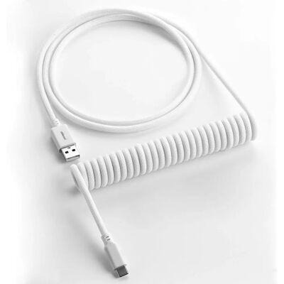 Cablemod Glacier White 1,5 m USB A auf USB C Coiled Keyboard Kabel Cablemod Glacier White 1,5 m USB A auf USB C Coiled Keyboard Kabel