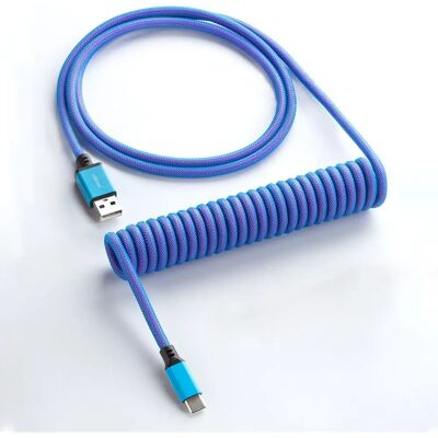 Cablemod 1,5m Blau USB Kabel - Tastatur, USB A-C, Gekrümmt Cablemod 1,5m Blau USB Kabel - Tastatur, USB A-C, Gekrümmt