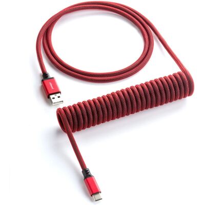 CableMod Klassisches Spiral-Tastaturkabel USB A auf USB C - 1,5 m - Rot CableMod Klassisches Spiral-Tastaturkabel USB A auf USB C - 1,5 m - Rot