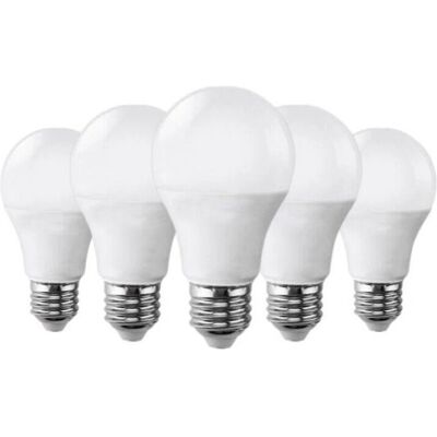 SILAMP Ampoule LED E27 9W 220V A60 180° - Blanc Froid 6000K-8000K - Publicité SILAMP Ampoule LED E27 9W 220V A60 180° - Blanc Froid 6000K-8000K - Publicité