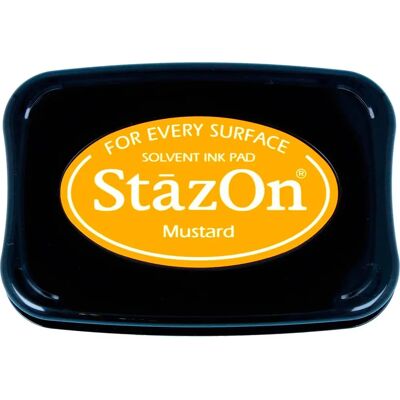 StazOn Mustard Ink Pad - Multi-surface stamping StazOn Mustard Ink Pad - Multi-surface stamping