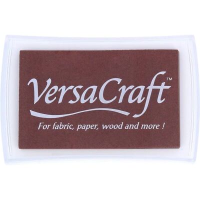 Tsukineko VersaCraft Fabric Ink Pad - Brown - Fabric, Wood, Paper - Fabric Ink Pad Tsukineko VersaCraft Fabric Ink Pad - Brown - Fabric, Wood, Paper - Fabric Ink Pad
