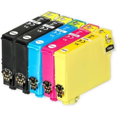 Série Noire de Go Inks - Cartouches compatibles Epson XP - T2996+2991, Pack de 5 - Publicité Série Noire de Go Inks - Cartouches compatibles Epson XP - T2996+2991, Pack de 5 - Publicité