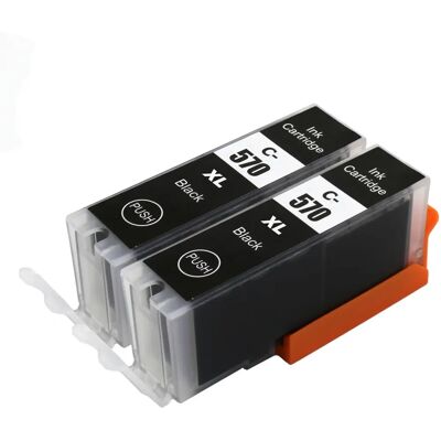 Cartouche d'encre compatible PGI-570Bk Go Inks - Pack de 2 pour Canon Pixma - Publicité Cartouche d'encre compatible PGI-570Bk Go Inks - Pack de 2 pour Canon Pixma - Publicité