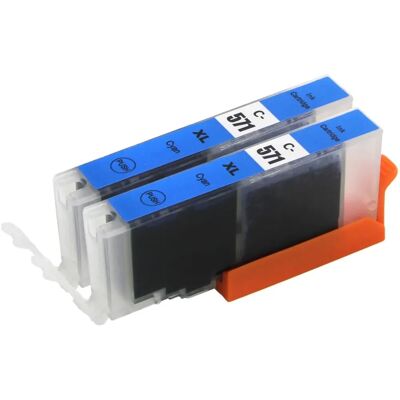 Cartouche d'encre cyan Go Inks - Pack de 2 pour Canon Pixma - Publicité Cartouche d'encre cyan Go Inks - Pack de 2 pour Canon Pixma - Publicité