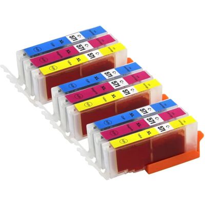 Ensemble de cartouches d'encre Cyan/Magenta/Jaune Go Inks - 9 pièces pour Canon Pixma - Publicité Ensemble de cartouches d'encre Cyan/Magenta/Jaune Go Inks - 9 pièces pour Canon Pixma - Publicité