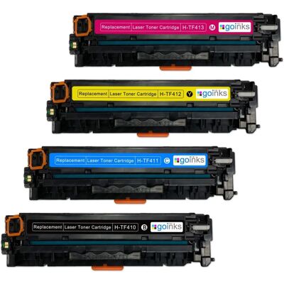 Go Inks Black Cyan Magenta Yellow - Laser Toner Cartridges for HP Laserjet Go Inks Black Cyan Magenta Yellow - Laser Toner Cartridges for HP Laserjet