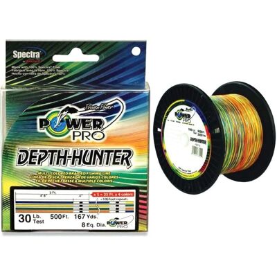 Ligne Tressée Power Pro Depth Hunter - Ligne de Pêche - Publicité Ligne Tressée Power Pro Depth Hunter - Ligne de Pêche - Publicité
