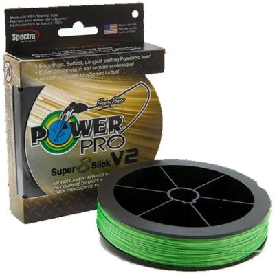 Línea de Pesca Power Pro Super 8 Slick V2 275 M Verde Línea de Pesca Power Pro Super 8 Slick V2 275 M Verde