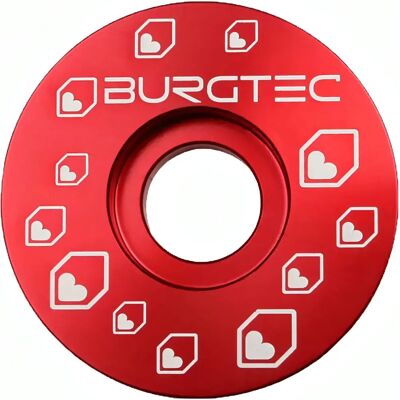Burgtec Top Cap Race Red - Bike Part Burgtec Top Cap Race Red - Bike Part