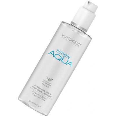 Wicked Sensual Care Simply Aqua - Lubrifiant pe bază de apă vegan Wicked Sensual Care Simply Aqua - Lubrifiant pe bază de apă vegan