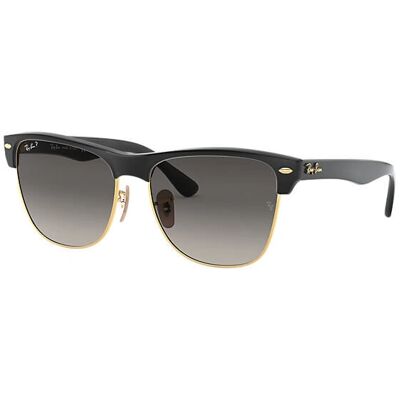 Ray-Ban Oversized Clubmaster RB4175 - 877 (mat zwart arista/groen) Ray-Ban Oversized Clubmaster RB4175 - 877 (mat zwart arista/groen)