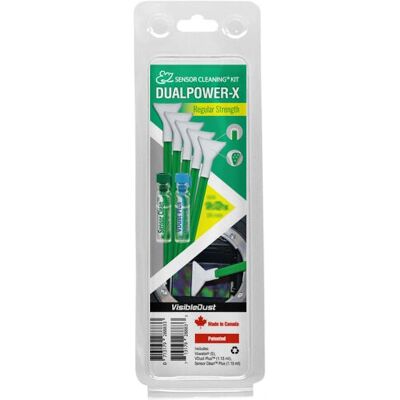 Kit di pulizia del sensore Visible Dust Dualpower-X - 7 pezzi, Vari formati Kit di pulizia del sensore Visible Dust Dualpower-X - 7 pezzi, Vari formati