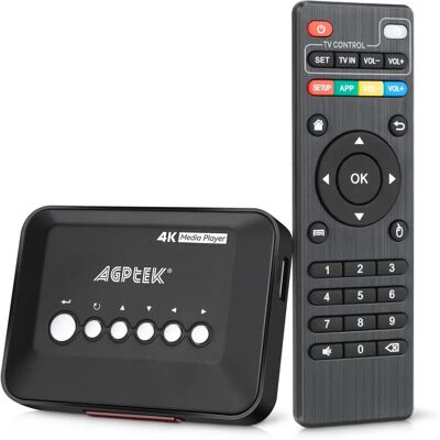 AGPTEK Multi TV AV YbrPr HDMI Media Player - Formatos de Vídeo AGPTEK Multi TV AV YbrPr HDMI Media Player - Formatos de Vídeo