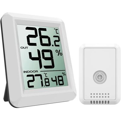 Oria - Digital Thermometer Hygrometer - Intérieur/Extérieur - Publicité Oria - Digital Thermometer Hygrometer - Intérieur/Extérieur - Publicité