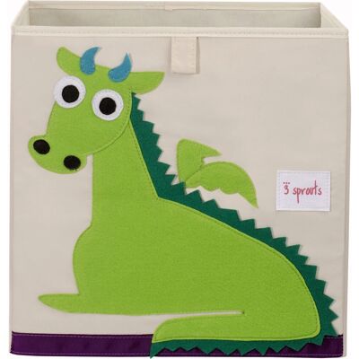 3 Sprouts Opbergdoos - 33x33x33 - Draak - Opvouwbaar 3 Sprouts Opbergdoos - 33x33x33 - Draak - Opvouwbaar