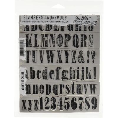 Stampers Anonymous Tim Holtz Röd Vintage Gummistämpel - Stampers Stampers Anonymous Tim Holtz Röd Vintage Gummistämpel - Stampers