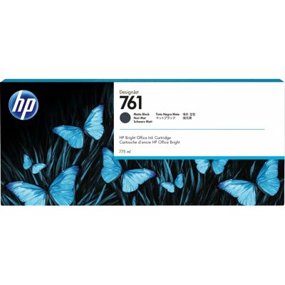 HP - 761 775-ml Matte Black DesignJet - Zasób tuszu HP - 761 775-ml Matte Black DesignJet - Zasób tuszu