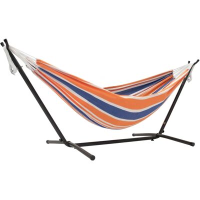 Hamaca doppia in cotone Vivere con supporto - 250 cm Hamaca doppia in cotone Vivere con supporto - 250 cm