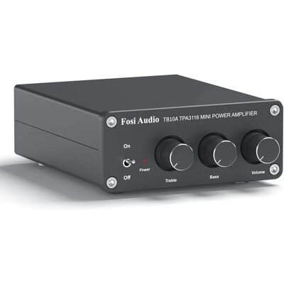 Fosi Audio - TB10A - 2 canaux - Class-D - Amplificateur intégré - Publicité Fosi Audio - TB10A - 2 canaux - Class-D - Amplificateur intégré - Publicité