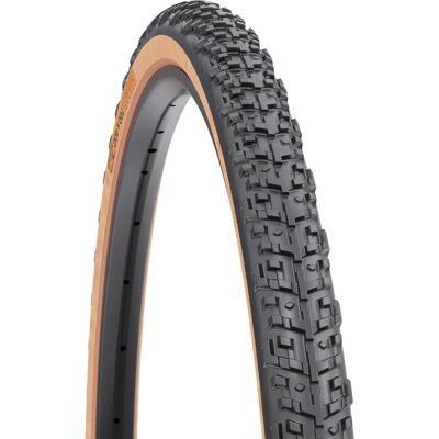 Pneu WTB Nano TCS Light Fast Rolling - Muraille noire, côté marron - 700c 40mm - Pneu de vélo - Publicité Pneu WTB Nano TCS Light Fast Rolling - Muraille noire, côté marron - 700c 40mm - Pneu de vélo - Publicité