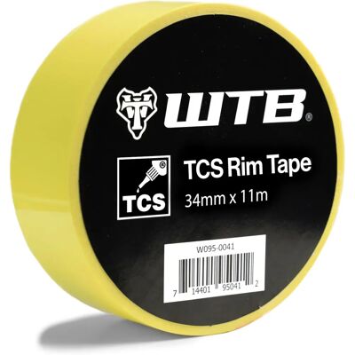 WTB Brand TCS Tubeless Rim Tape - Yellow - 34mm - i29 - Rim Tape for Mountain Bike WTB Brand TCS Tubeless Rim Tape - Yellow - 34mm - i29 - Rim Tape for Mountain Bike