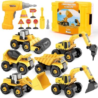 Bigbuy Fun Zestaw do Budowania - Dzieci, Plastik, Odnowione, 4 Warianty Bigbuy Fun Zestaw do Budowania - Dzieci, Plastik, Odnowione, 4 Warianty
