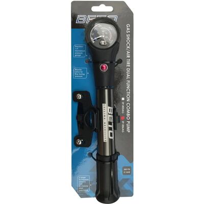Beto SP-006AG Mini Handpomp - Dubbele Functie Drukmeter Beto SP-006AG Mini Handpomp - Dubbele Functie Drukmeter