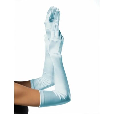 Leg Avenue 12822 Gants longs en satin bleu pour déguisement - Gants de déguisement Leg Avenue 12822 Gants longs en satin bleu pour déguisement - Gants de déguisement