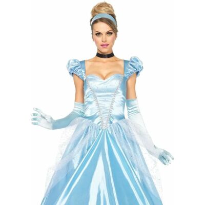 Leg Avenue Blue Satin Princess Dress - Fancy Dress Leg Avenue Blue Satin Princess Dress - Fancy Dress