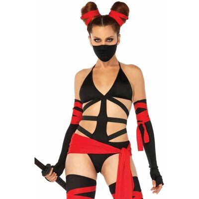 Leg Avenue 86693_01101 Costume Ninja - Déguisement Leg Avenue 86693_01101 Costume Ninja - Déguisement