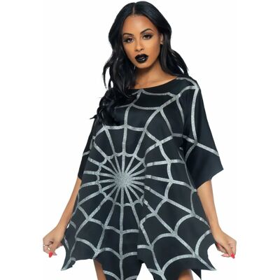 Leg Avenue 3762_00122 Glitter Spinnenweb Poncho - Kostuum Leg Avenue 3762_00122 Glitter Spinnenweb Poncho - Kostuum