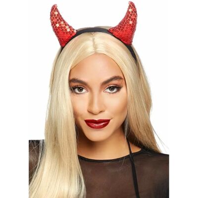 Leg Avenue A1535_00322 Red Devil Horns - Costume Accessory Leg Avenue A1535_00322 Red Devil Horns - Costume Accessory