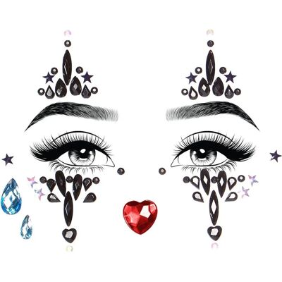 Leg Avenue EYE025_10122 Maskeradaccessoar - Harlequin Leg Avenue EYE025_10122 Maskeradaccessoar - Harlequin