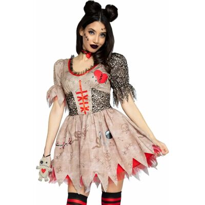 Costume poupée vaudou rose - Costume Costume poupée vaudou rose - Costume