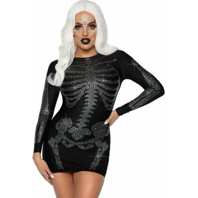 Vestido Esqueleto de Leg Avenue - Diseño de Strass para Halloween Vestido Esqueleto de Leg Avenue - Diseño de Strass para Halloween