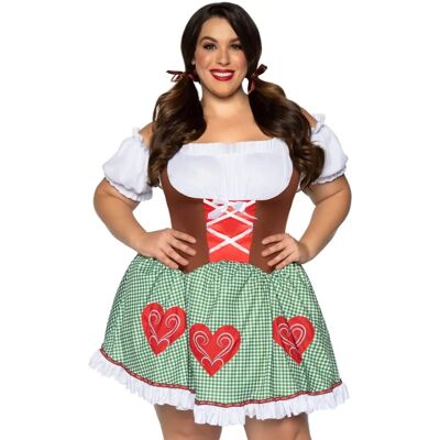 Feestbazaar Oktoberfest Bavaroise Vert Erika Deluxe - Costume adulte Feestbazaar Oktoberfest Bavaroise Vert Erika Deluxe - Costume adulte
