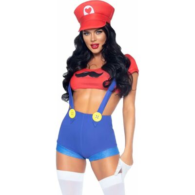 Déguisement de luxe Leg Avenue Mario - Super Mario Déguisement de luxe Leg Avenue Mario - Super Mario