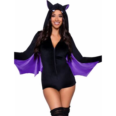 Leg Avenue 87132_03903 Disfraz de Batwoman en Terciopelo - Fantasia Leg Avenue 87132_03903 Disfraz de Batwoman en Terciopelo - Fantasia