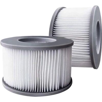 MSPA Hot tube 2pcs Filtre - Accessoires pour bain chaud - Publicité MSPA Hot tube 2pcs Filtre - Accessoires pour bain chaud - Publicité
