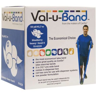 Val-u-Band Cinta de Fitness Arándano - Cinta de Fitness Val-u-Band Cinta de Fitness Arándano - Cinta de Fitness