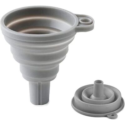 Rhybom Entonnoir en Silicone Pliable Gris - Outil de Cuisine Rhybom Entonnoir en Silicone Pliable Gris - Outil de Cuisine