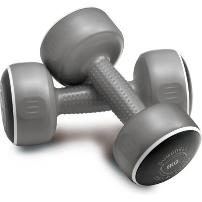 Body Sculpture 5kg Grey Dumbbells - Dumbbells Body Sculpture 5kg Grey Dumbbells - Dumbbells