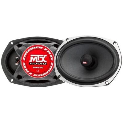 Haut-parleurs auto MTX TX669C - 2 voies coaxiaux, 120W RMS - Publicité Haut-parleurs auto MTX TX669C - 2 voies coaxiaux, 120W RMS - Publicité