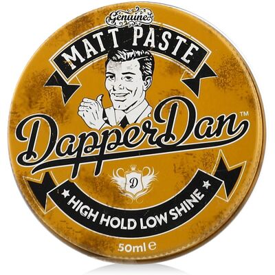 Dapper Dan Matt Paste - High Hold Low Shine - Hair Styling Paste Dapper Dan Matt Paste - High Hold Low Shine - Hair Styling Paste