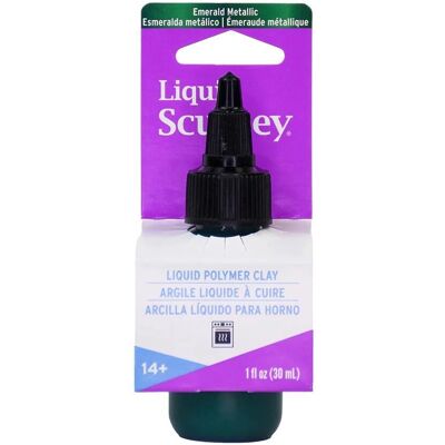 Argile liquide polymère Sculpey - Vert Métallique - 30 ml - Type de bricolage Argile liquide polymère Sculpey - Vert Métallique - 30 ml - Type de bricolage