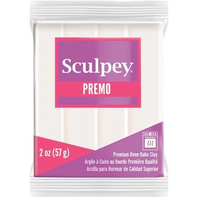 Sculpey Premo Blanc Translucide Argile Polymerique - Argile Polymerique - Publicité Sculpey Premo Blanc Translucide Argile Polymerique - Argile Polymerique - Publicité