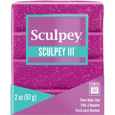 Artemio Sculpey Polymer Clay - Lila Glitzer - 57g Artemio Sculpey Polymer Clay - Lila Glitzer - 57g