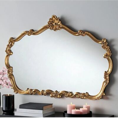 Yearn Gold 122x81cm Wall Mirror - Wall Mirror Yearn Gold 122x81cm Wall Mirror - Wall Mirror